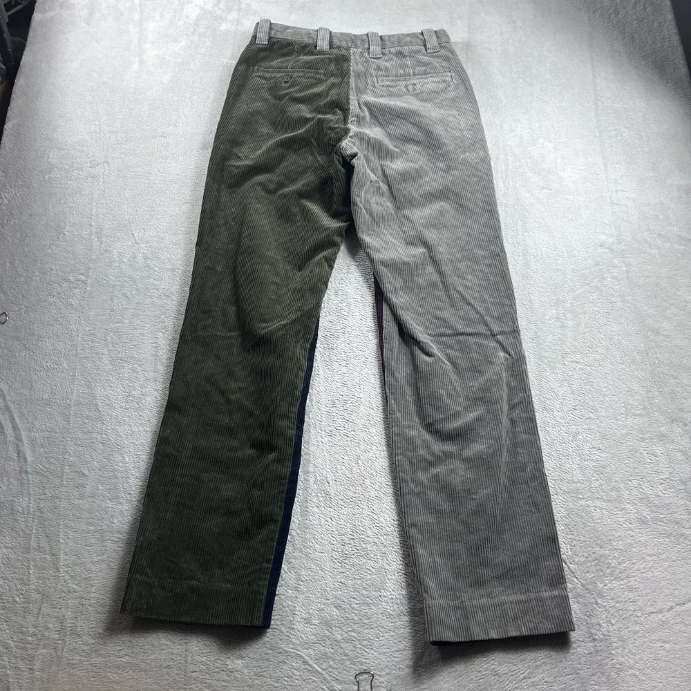 Brooks Brothers Clark Corduroy Pants Men's 30x32 Colorblock Multi Cotton Euc‎